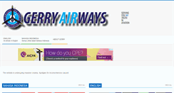 Desktop Screenshot of gerryairways.com