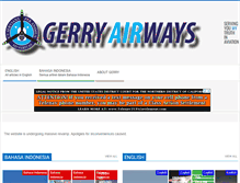 Tablet Screenshot of gerryairways.com